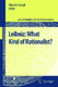 Leibniz: What Kind of Rationalist? / Shahid Rahman, John Symons, Marcelo Dascal.