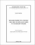 Đảng bộ tỉnh Phú Yên lãnh đạo thực hiện xóa đói, giảm nghèo từ năm 2001 đến năm 2010 / Lê, Xuân Trường; Nguyễn, Minh Đức