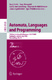 Automata, Languages and Programming