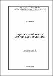 Đạo đức nghề nghiệp của nhà báo truyền hình / Vũ, Kim Khánh; Nguyễn, Thị Trường Giang