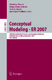 Conceptual Modeling - ER 2007: 26th International Conference on Conceptual Modeling, Auckland, New Zealand, November 5-9, 2007, Proceedings