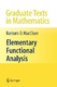 Elementary functional analysis / MacCluer, Barbara D.