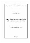 Phát triển sản phẩm biển Côn Đảo theo hướng bền vững / Phạm, Ngọc Thuỳ; Nguyễn, Đình Hoè