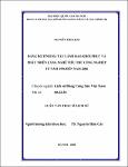 Đảng bộ tỉnh Hà Tây lãnh đạo khôi phục và phát triển làng nghề tiểu thủ công nghiệp từ năm 1996 đến năm 2006 / Nguyễn, Thị Lịch; Nguyễn, Hữu Cát