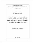 Đảng lãnh đạo xây dựng lực lượng an ninh miền Bắc từ năm 1965 đến năm 1975 / Đỗ, Thị Hương Thanh; Vũ, Quang Hiển