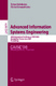 Advanced Information Systems Engineering