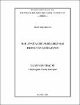 Dấu ấn của chủ nghĩa hiện đại trong văn xuôi I.Bunin / Trần, Thị Nhung; Nguyễn, Thị Như Trang