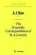 The Scientific Correspondence of H. A. Lorentz