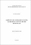 Nghiên cứu chất lượng dịch vụ ăn uống tại khách sạn 3 sao ở Cần Thơ cho khách du lịch / Nguyễn, Thị Hương; Nguyễn, Thị Tú