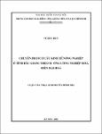 Chuyển dịch cơ cấu kinh tế nông nghiệp ở tỉnh Bắc Giang theo hướng công nghiệp hóa, hiện đại hóa / Vũ, Đức Huy; Chu, Văn Cấp