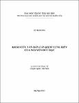 Khảo cứu văn bản Cần kiệm vựng biên của Nguyễn Đức Đạt : Luận văn ThS. Hán Nôm: 60 22 40 / Lê, Thị Hương; Trịnh, Khắc Mạnh